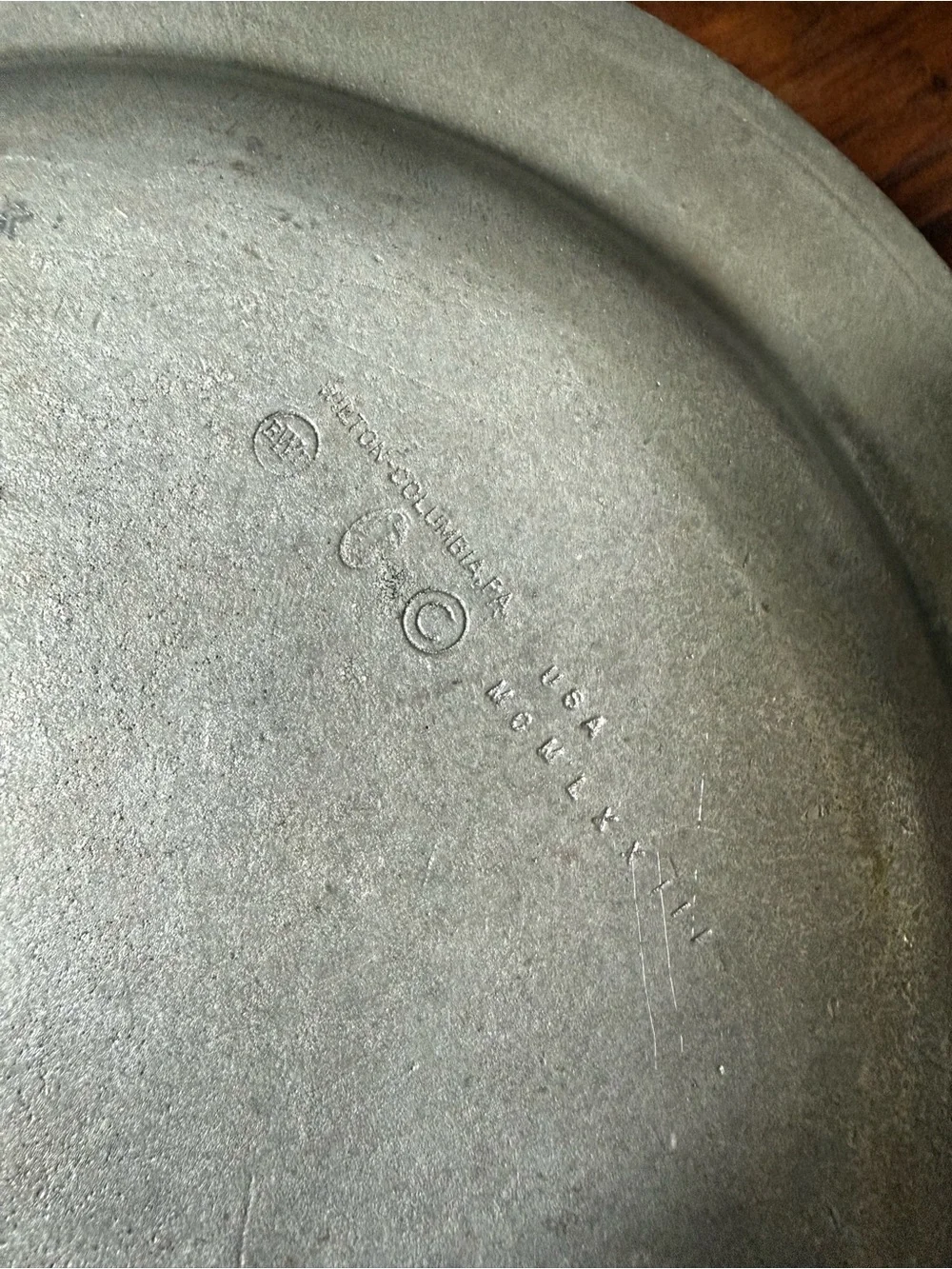 Vintage Wilton Columbia PA Cast Aluminum Oval Serving Platter 1972 USA RWP